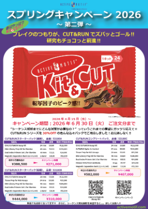 【アクティブ・モティフ】スプリングキャンペーン 2026 ～第二弾～